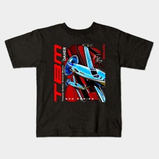 Daher Socata TBM 900 Series GA Aviation Kids T-Shirt